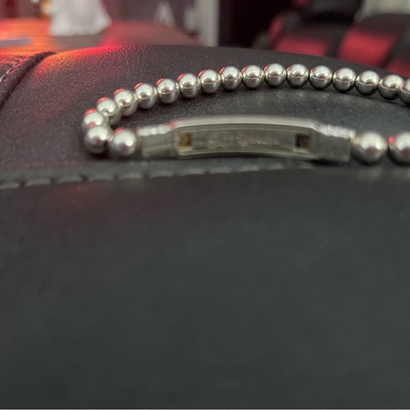 Brighton “Beautiful” Silver Beaded Bracelet slightly worn - Picture 4 of 6